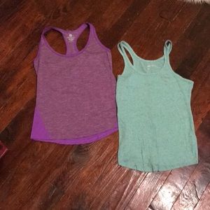 Bundle! 2 Atheltic Tanks Size XS